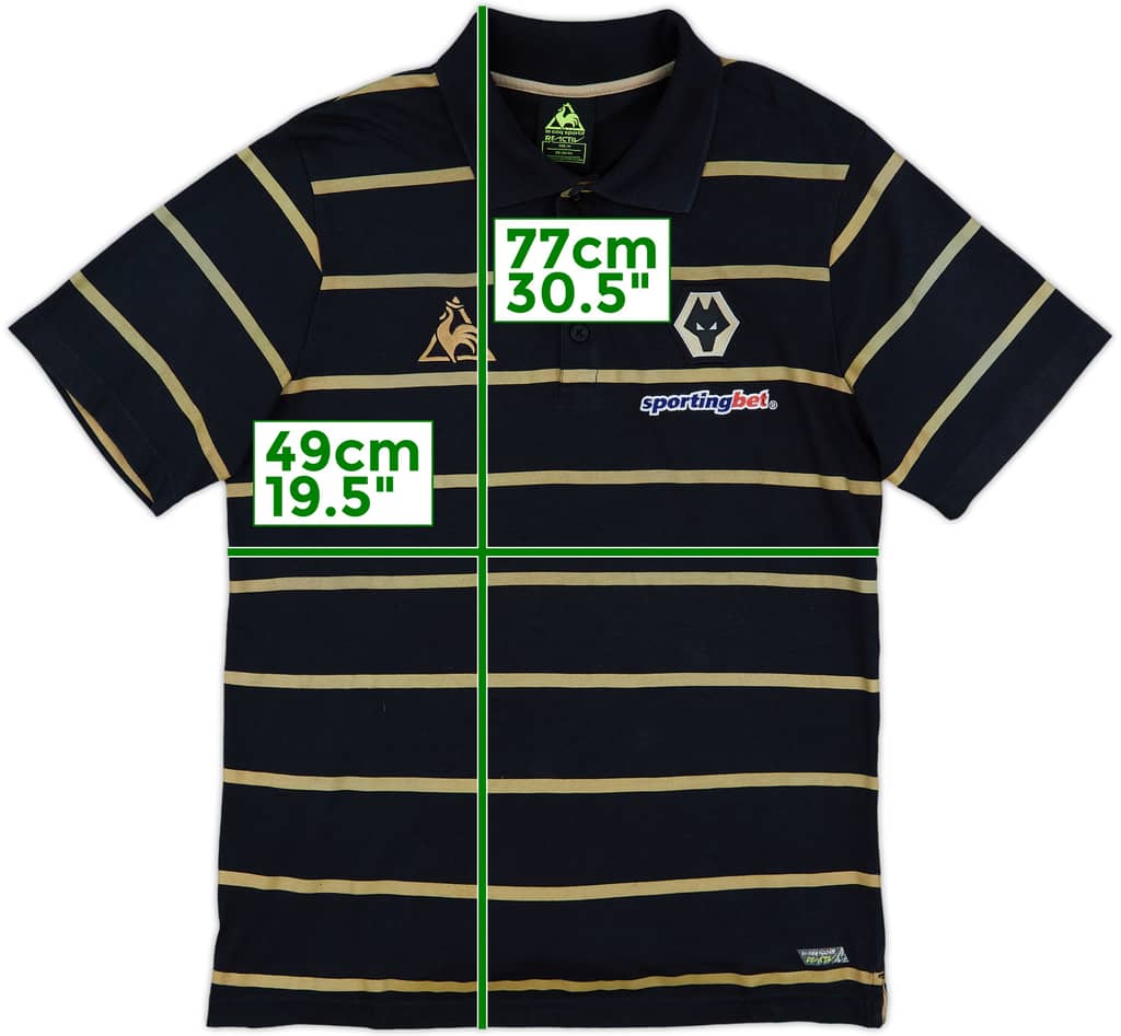 2009-10 Wolves Le Coq Sportif Polo Shirt - 8/10 - (M)