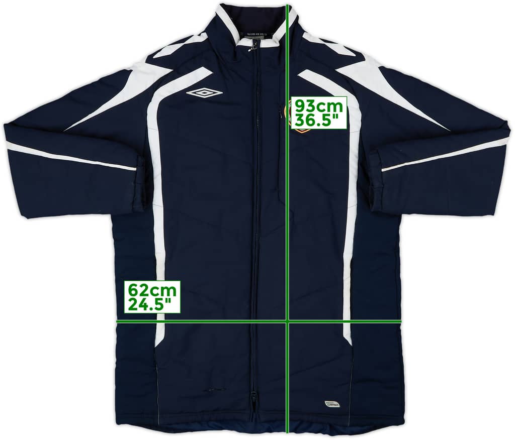 2007-08 Hearts Umbro Padded Bench Coat - 5/10 - (XL)