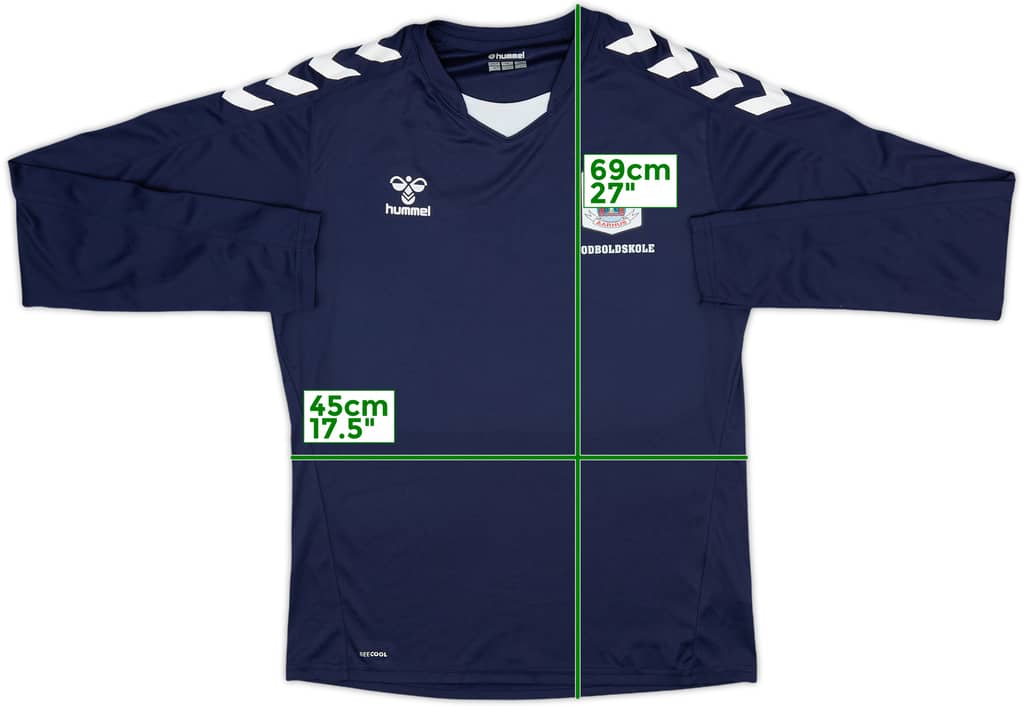 2022-23 AGF Aarhus Hummel Training L/S Shirt - 9/10 - (M)