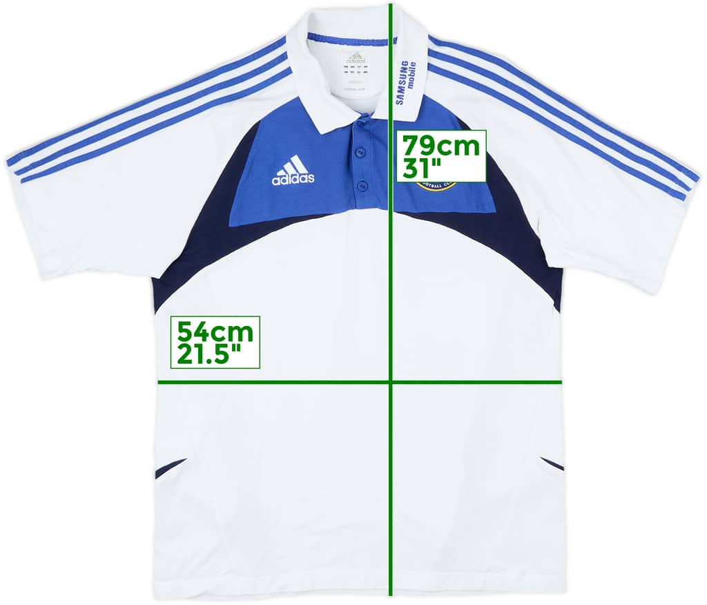 2007-08 Chelsea adidas Polo Shirt - 6/10 - (L)