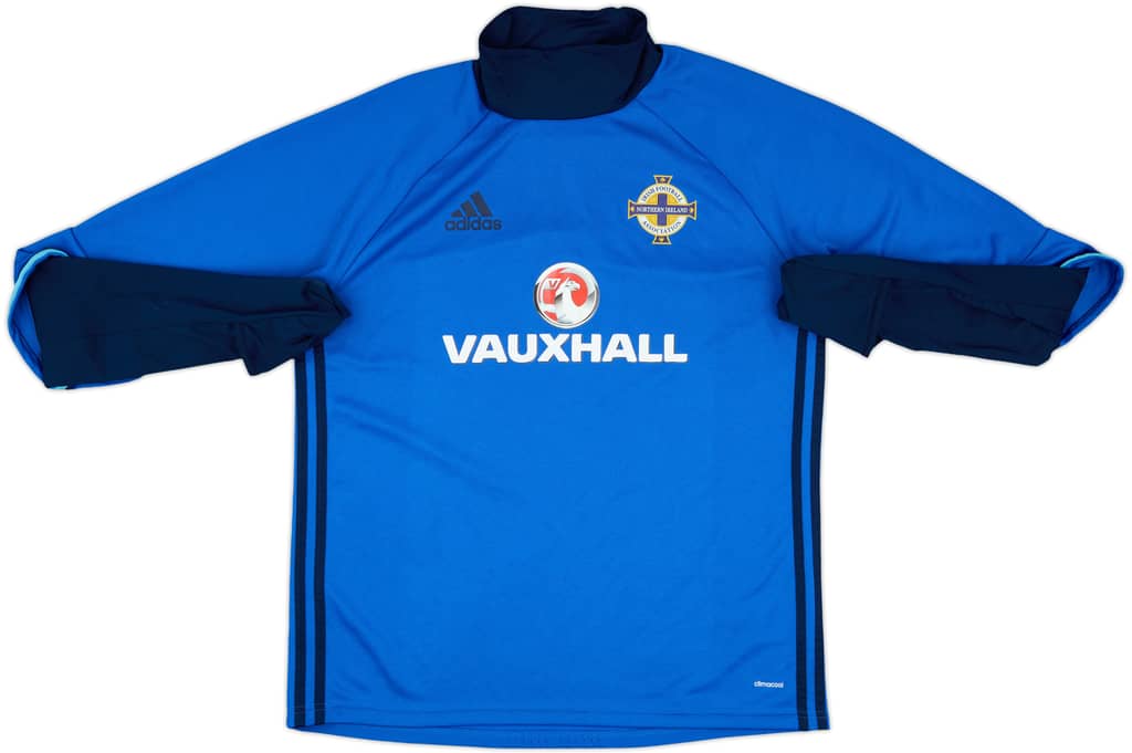 2015-16 Northern Ireland adidas Drill Top - 8/10 - (L)