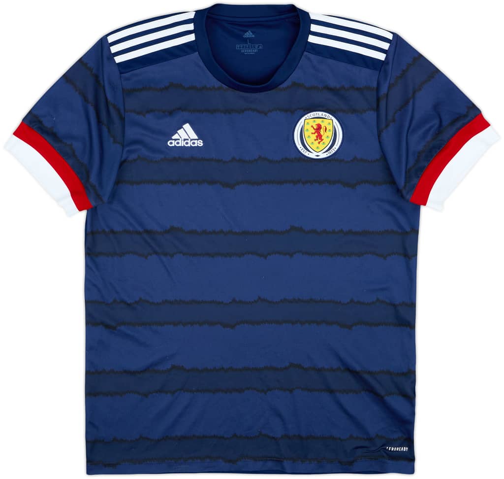 2020-22 Scotland Home Shirt - 8/10 - (L)
