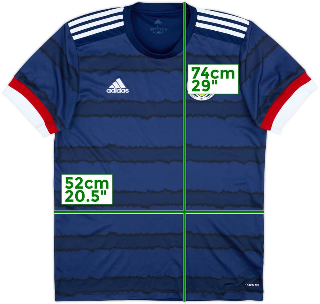 2020-22 Scotland Home Shirt - 8/10 - (L)