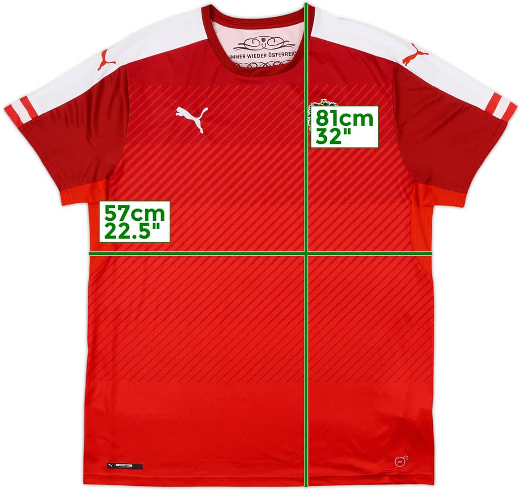2016-17 Austria Home Shirt - 8/10 - (XL)
