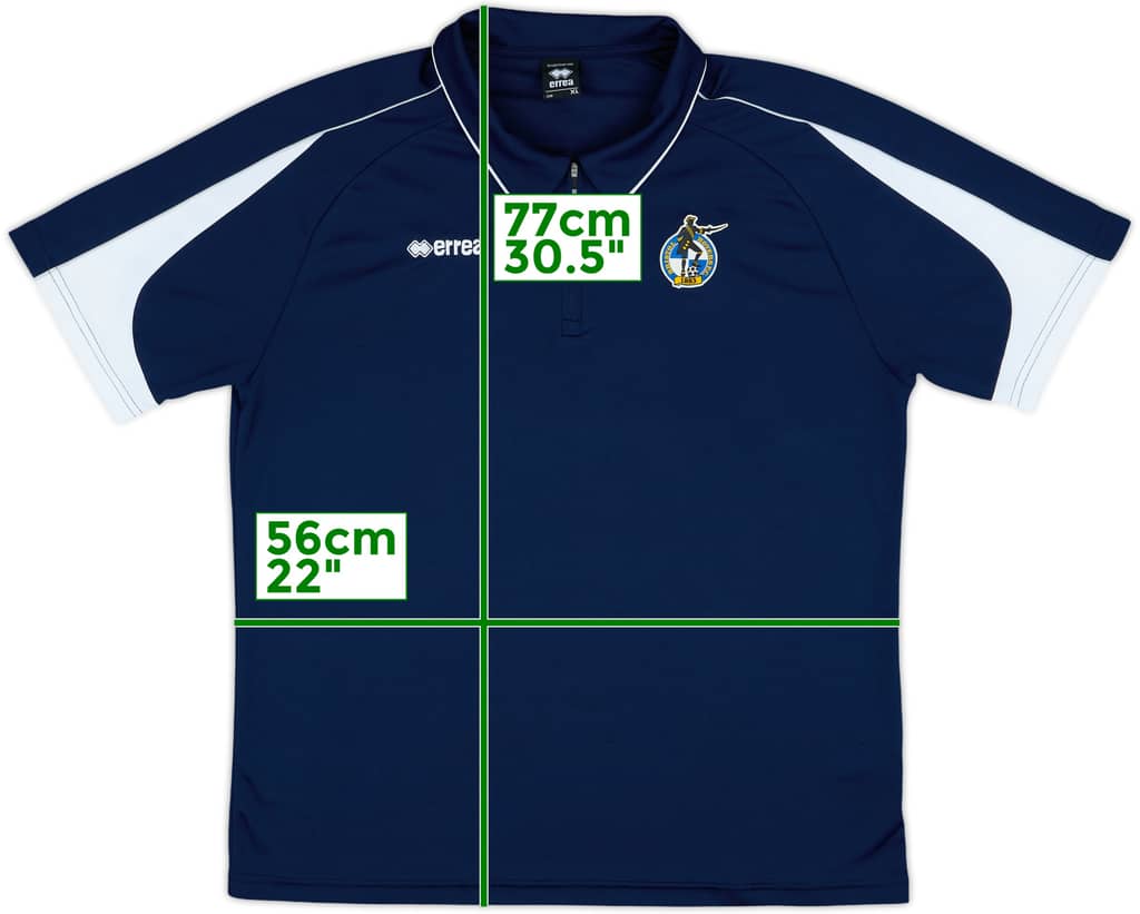 2013-14 Bristol Rovers Errea 1/4 Zip Polo Shirt - 9/10 - (XL)