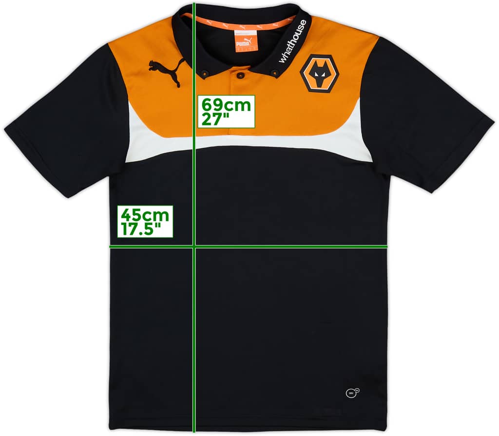 2013-14 Wolves Puma Polo Shirt - 8/10 - (S)