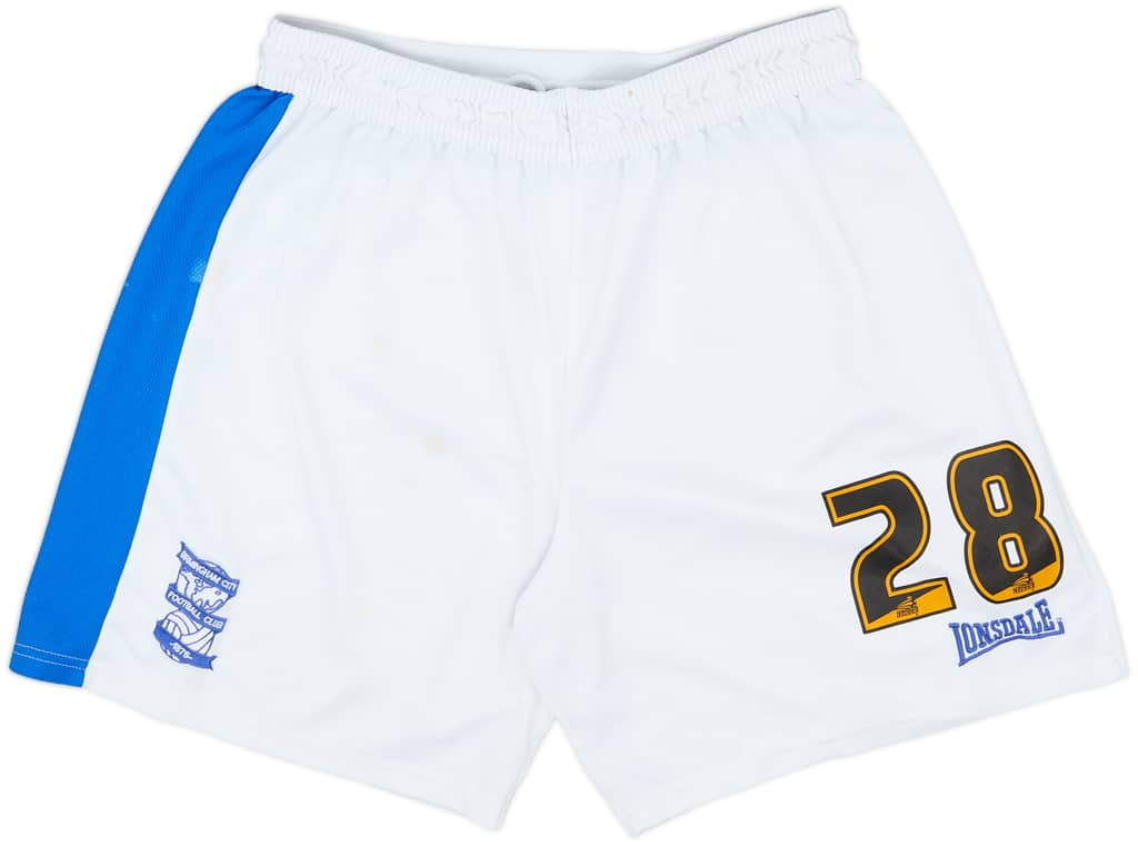 2006-07 Birmingham Player Issue Home Shorts #28 - 6/10 - (M)