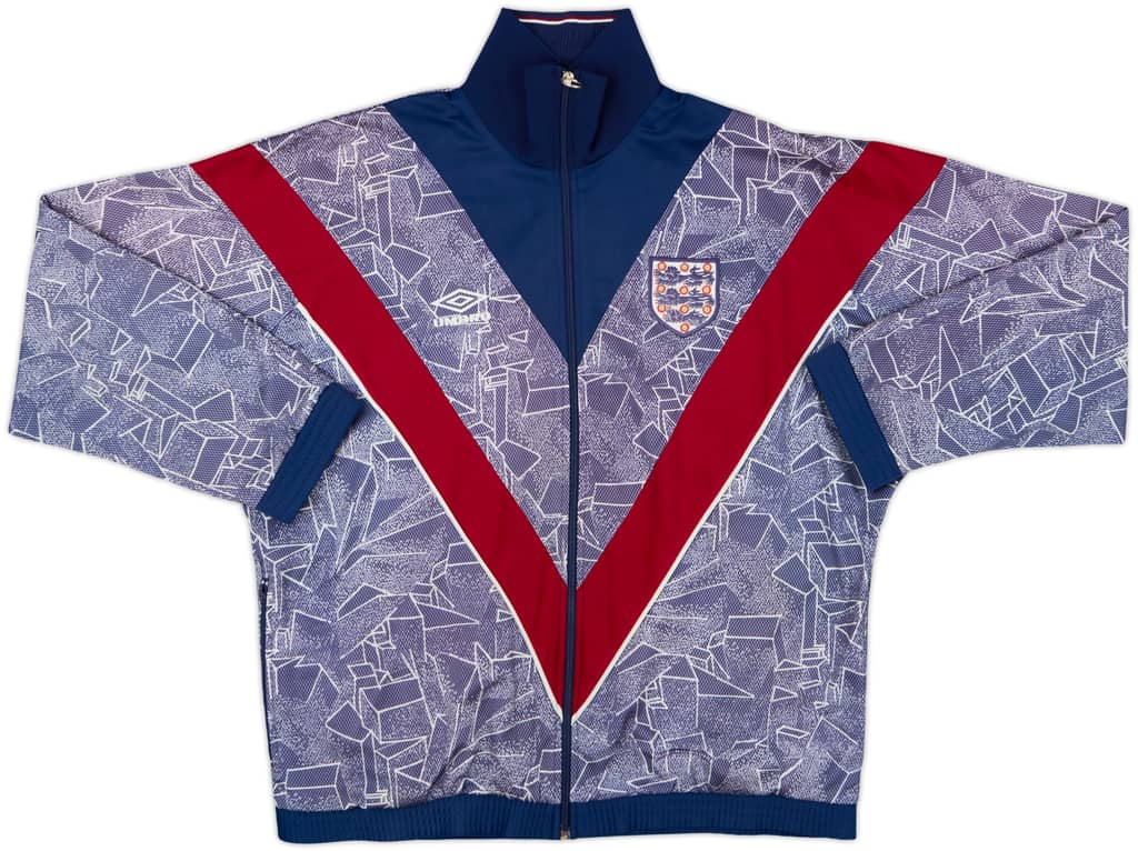 1994-96 England Umbro Track Jacket - 8/10 - (L)
