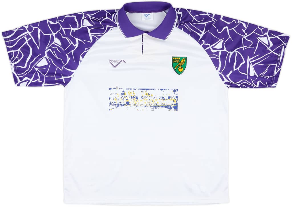 1992-94 Norwich Away Shirt - 4/10 - (XL)