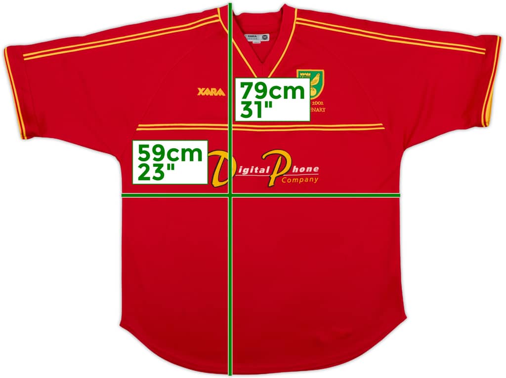 2001-02 Norwich Centenary Away Shirt - 8/10 - (L)