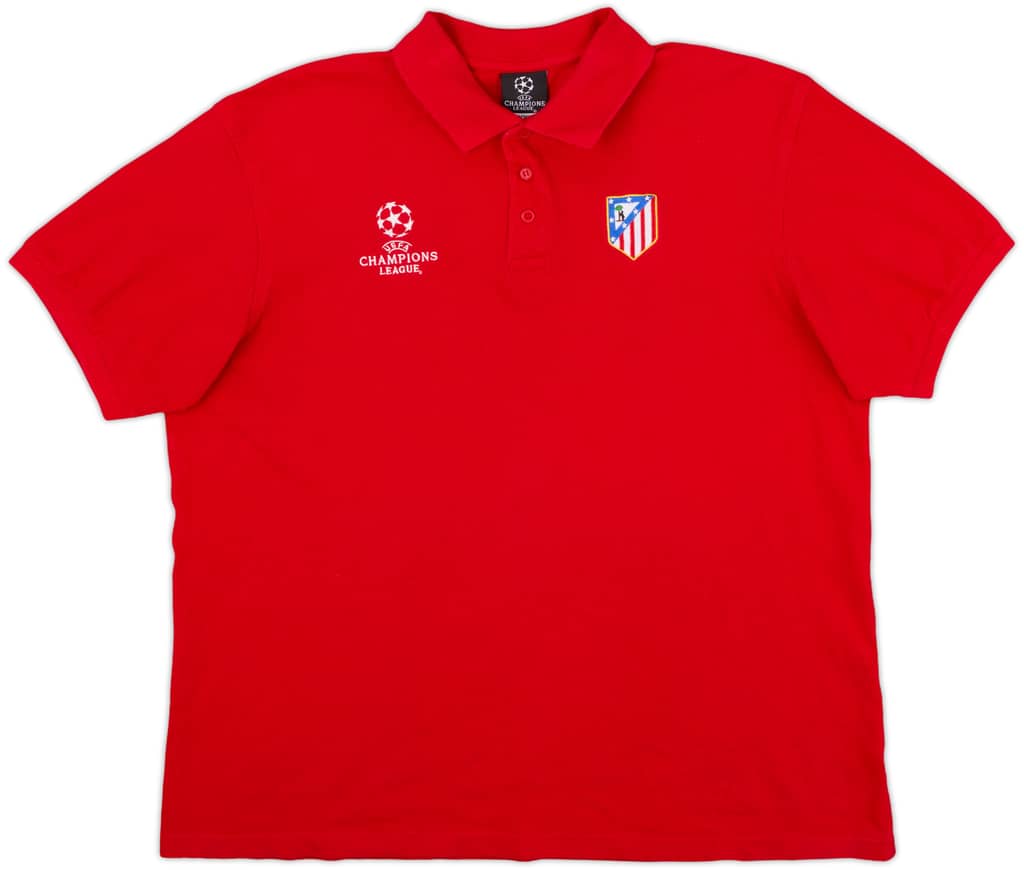 2010-11 Atletico Madrid Champions League Polo Shirt - 8/10 - (XXL)