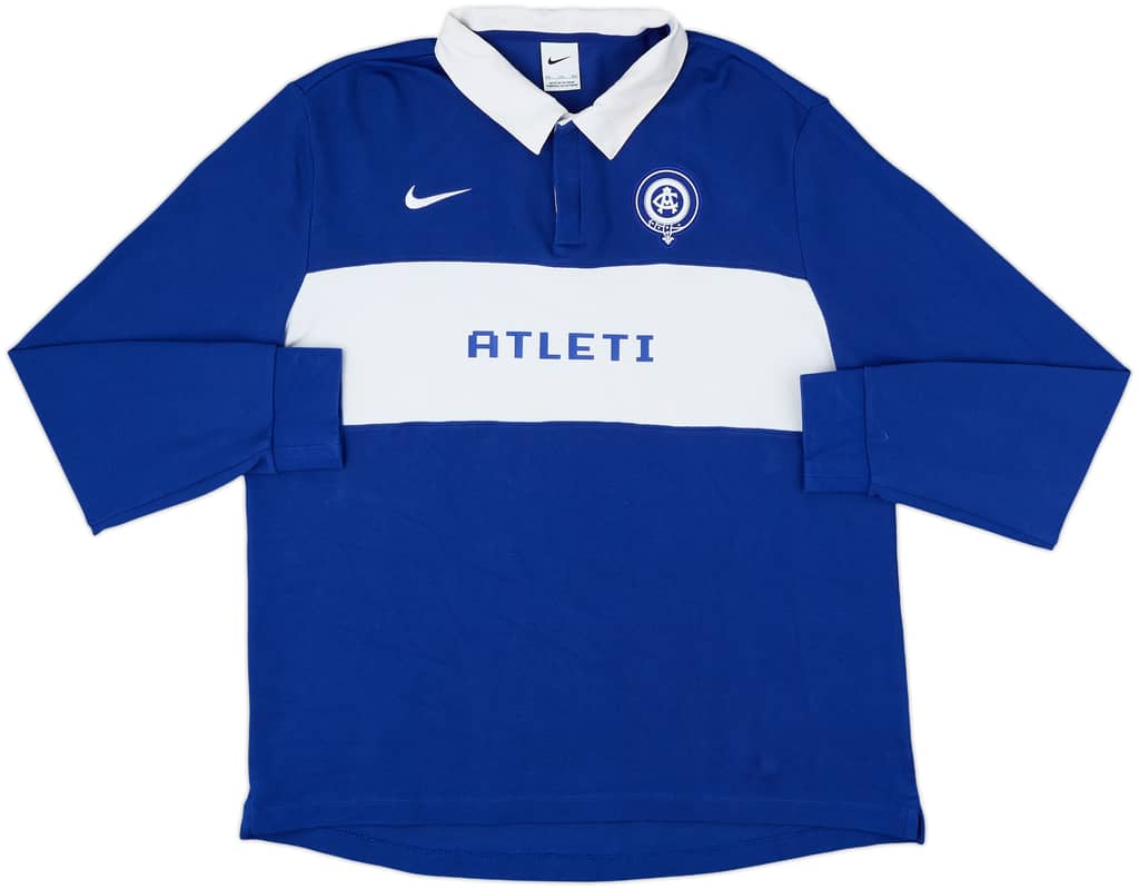 2023-24 Atletico Madrid 'Anniversary' Polo L/S Shirt - 8/10 - (XXL)