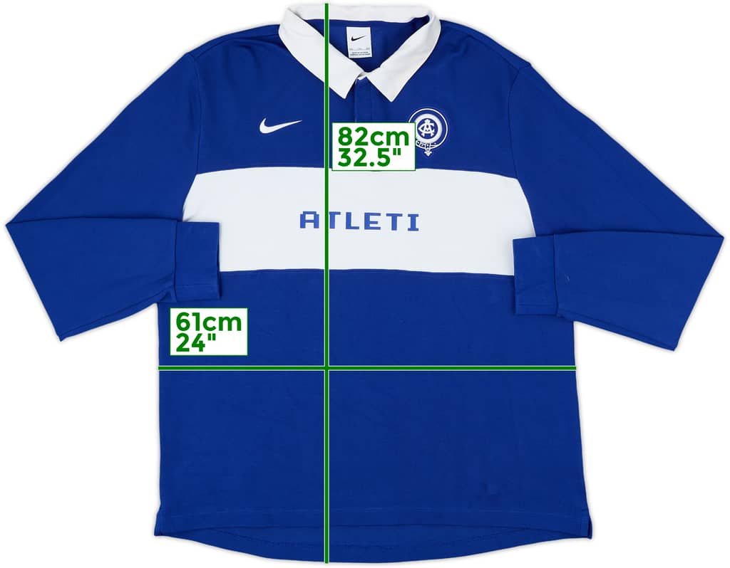 2023-24 Atletico Madrid 'Anniversary' Polo L/S Shirt - 8/10 - (XXL)