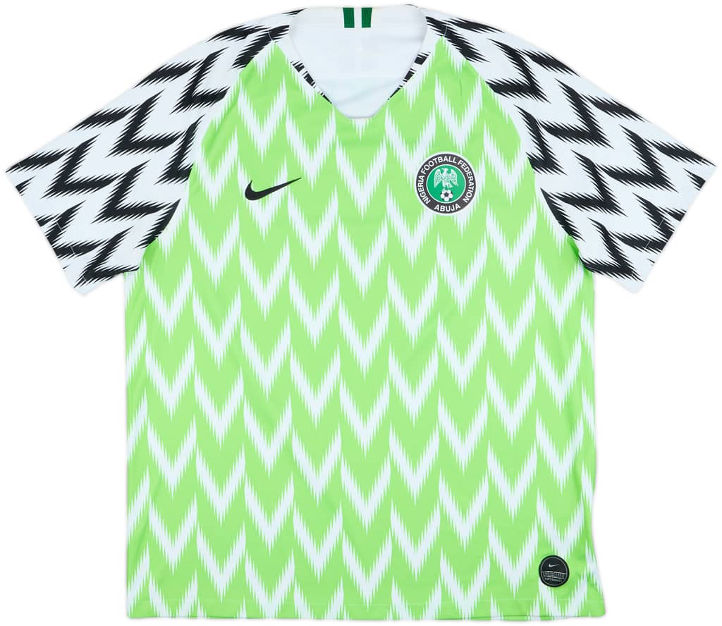 2018-19 Nigeria Home Shirt - 8/10 - (XL)