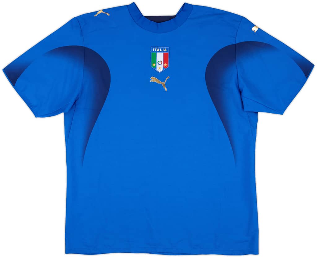 2006 Italy Home Shirt - 8/10 - (L)