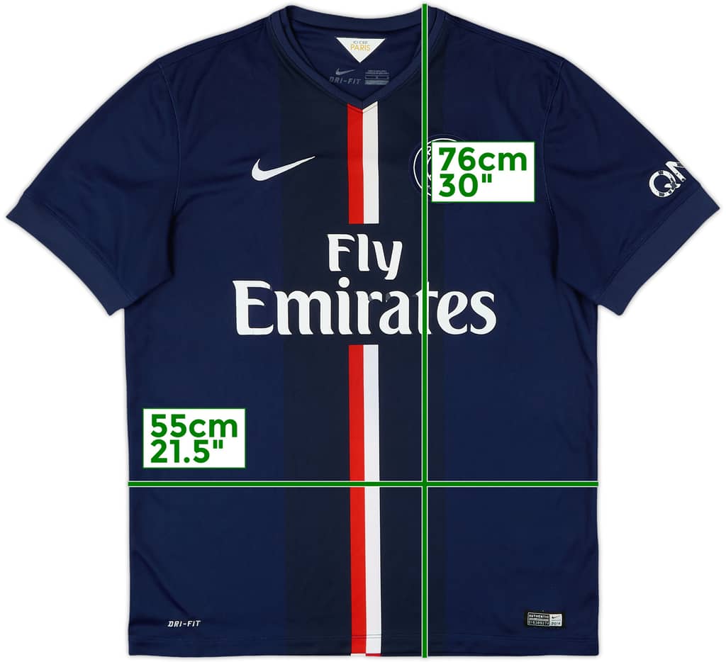 2014-15 Paris Saint-Germain Home Shirt - 5/10 - (L)
