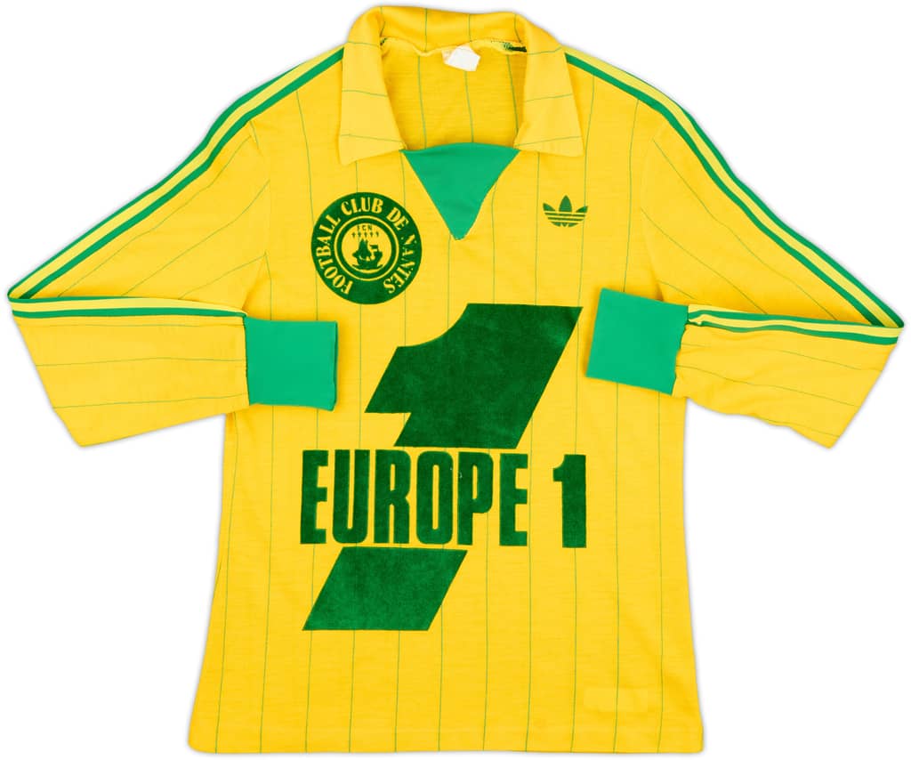 1980-81 Nantes Home L/S Shirt - 8/10 - (Y)