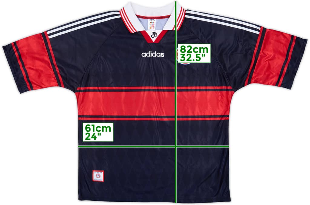 1997-99 Bayern Munich Player Issue Home Shirt - 8/10 - (XL)