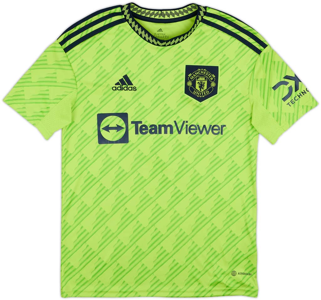 2022-23 Manchester United Third Shirt - 8/10 - (L.Boys)