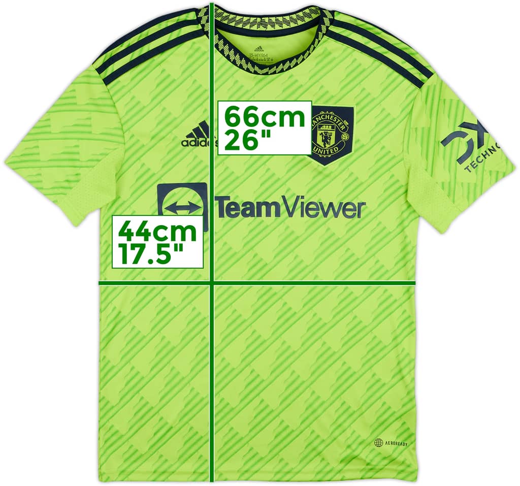 2022-23 Manchester United Third Shirt - 8/10 - (L.Boys)