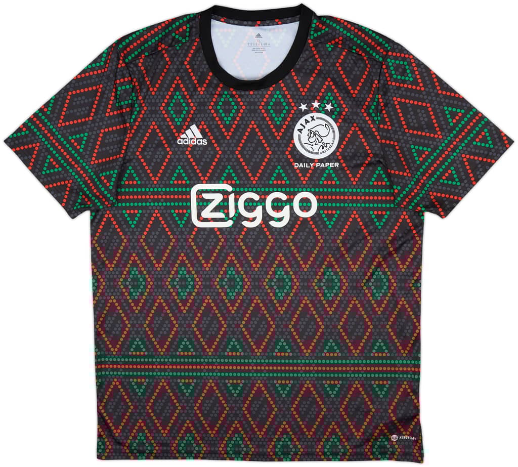 2022-23 Ajax adidas x Daily Paper Training Shirt - 10/10 - (XL)
