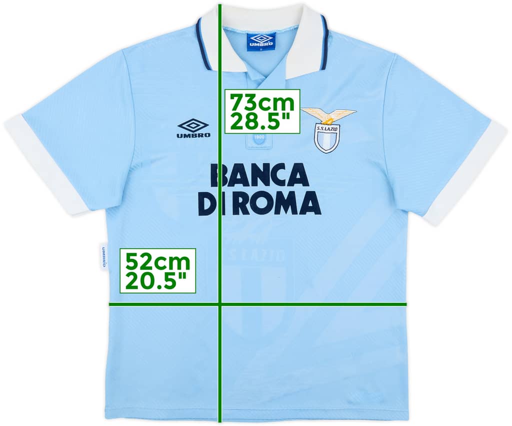 1993-95 Lazio Home Shirt - 8/10 - (M)