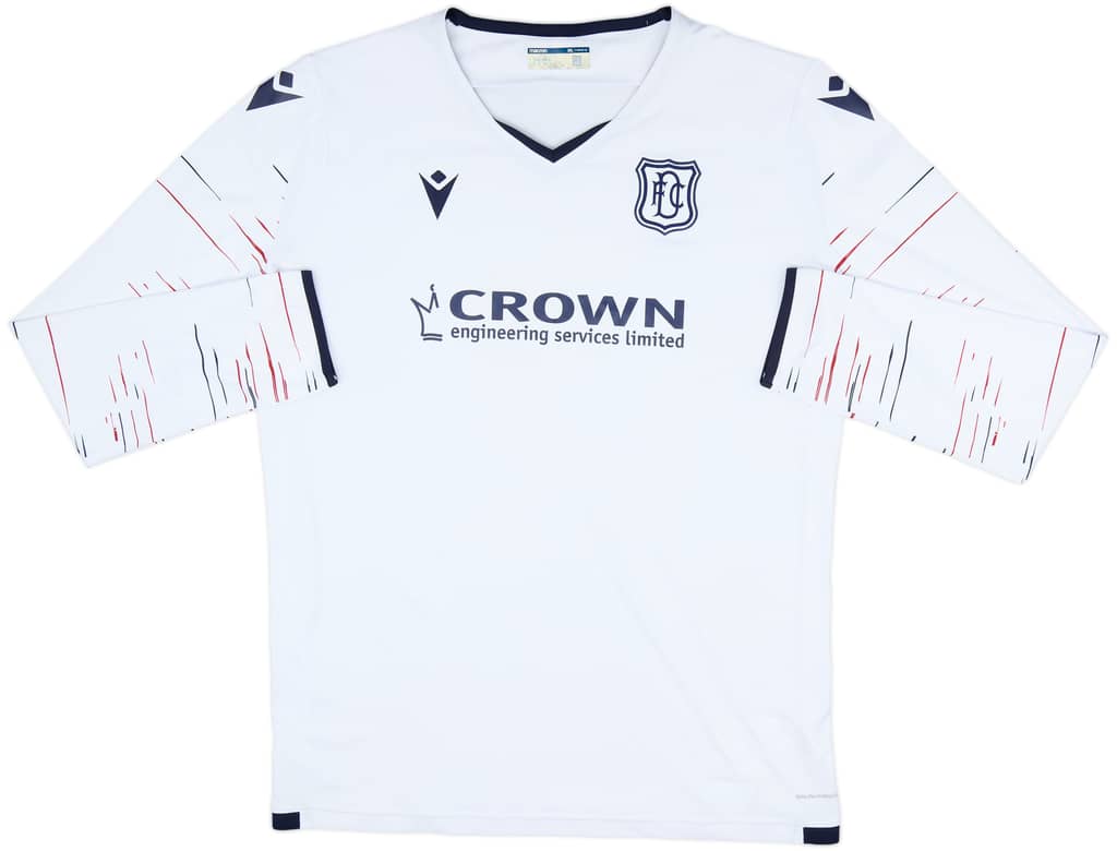 2020-21 Dundee FC Away L/S Shirt - 8/10 - (3XL)