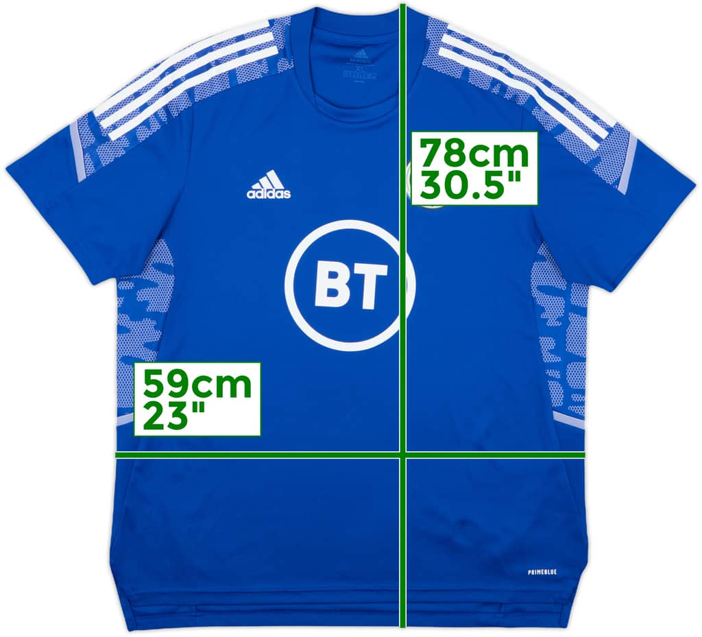 2021-22 Scotland adidas Training Shirt - 8/10 - (XL)