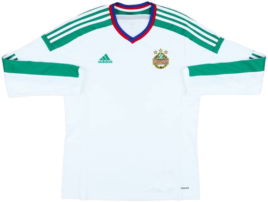 2014-16 Rapid Vienna Away L/S Shirt - 10/10 - (L)