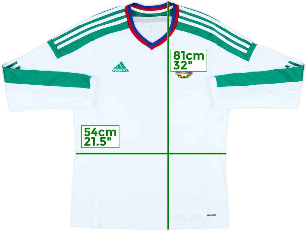 2014-16 Rapid Vienna Away L/S Shirt - 10/10 - (L)