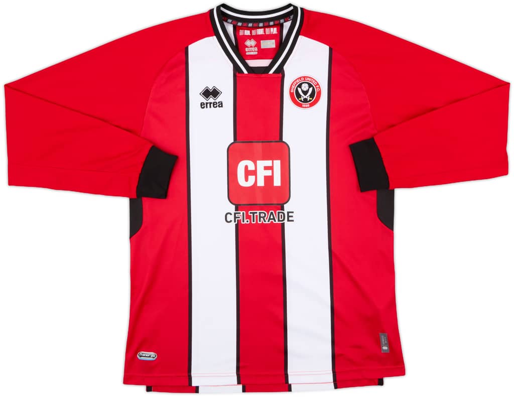 2023-24 Sheffield United Home L/S Shirt - 8/10 - (XXL)