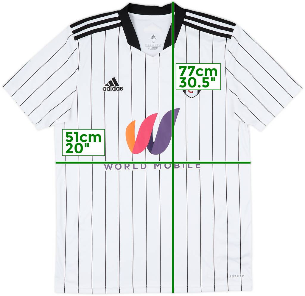 2021-22 Fulham Home Shirt - 10/10 - (M)