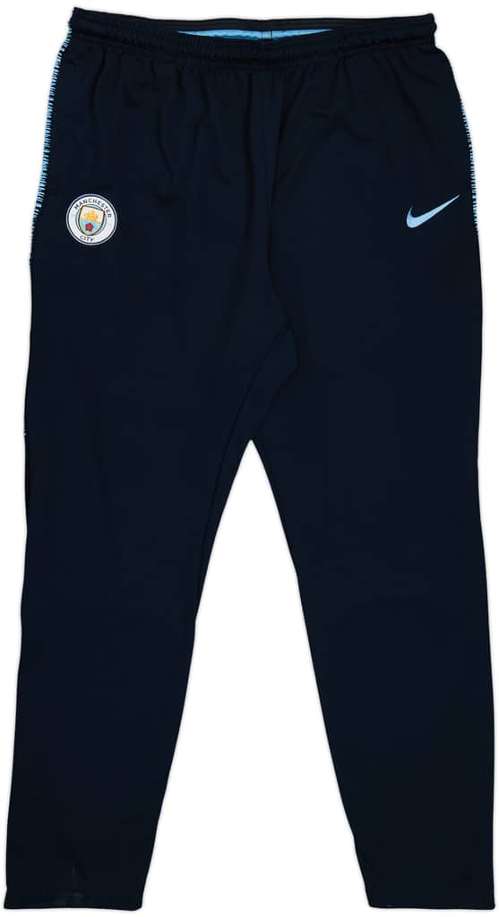 2018-19 Manchester City Nike Track Pants/Bottoms - 10/10 - (XXL)