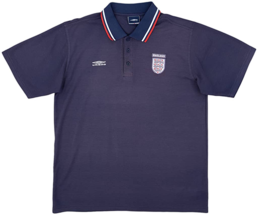 2002-03 England Umbro Polo Shirt - 6/10 - (M)