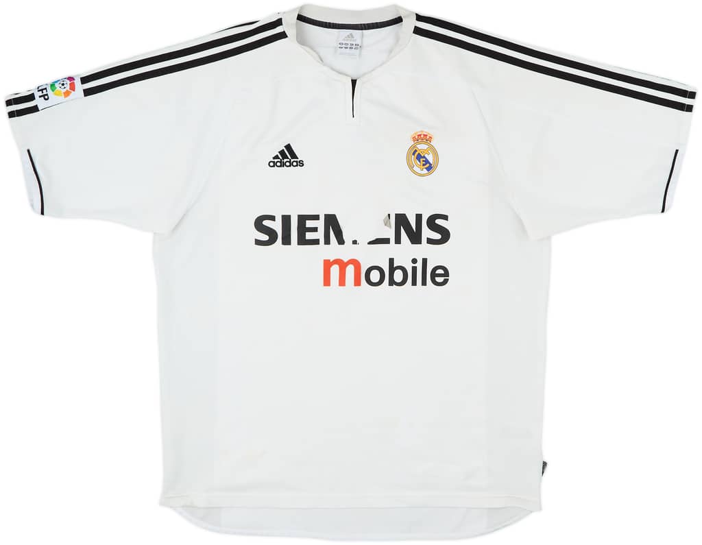 2003-04 Real Madrid Home Shirt - 4/10 - (L)