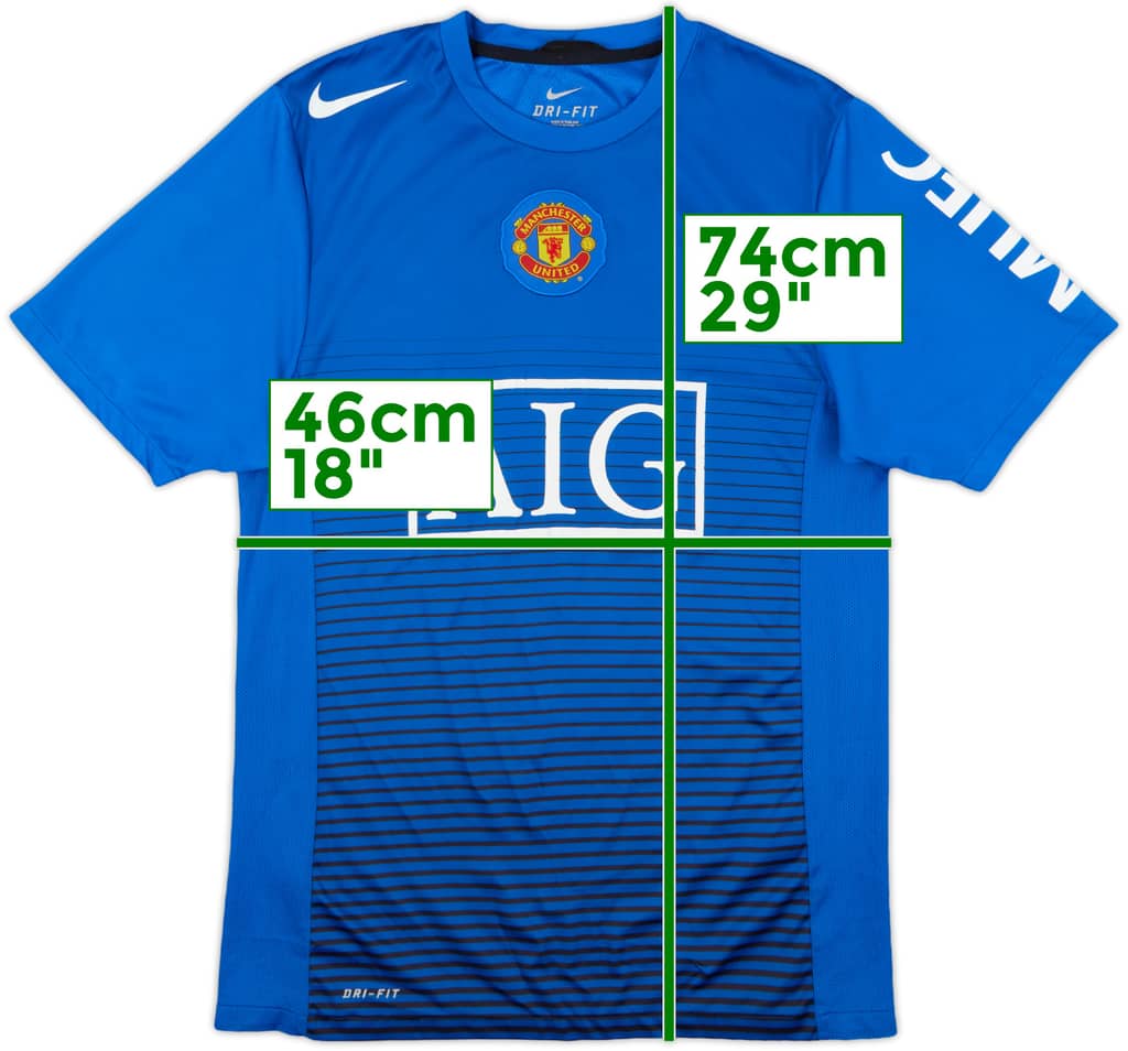 2010-11 Manchester United Nike Training Shirt - 7/10 - (M)