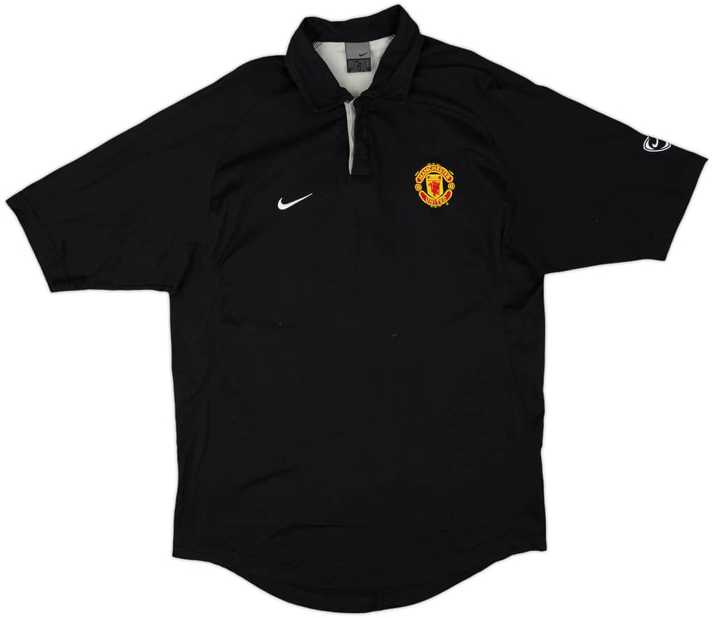 2003-04 Manchester United Nike Polo Shirt - 8/10 - (L)