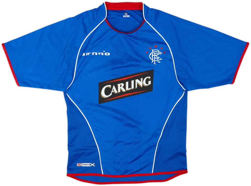 2005-06 Rangers Home Shirt - 4/10 - (S)