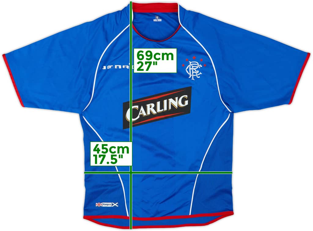 2005-06 Rangers Home Shirt - 4/10 - (S)