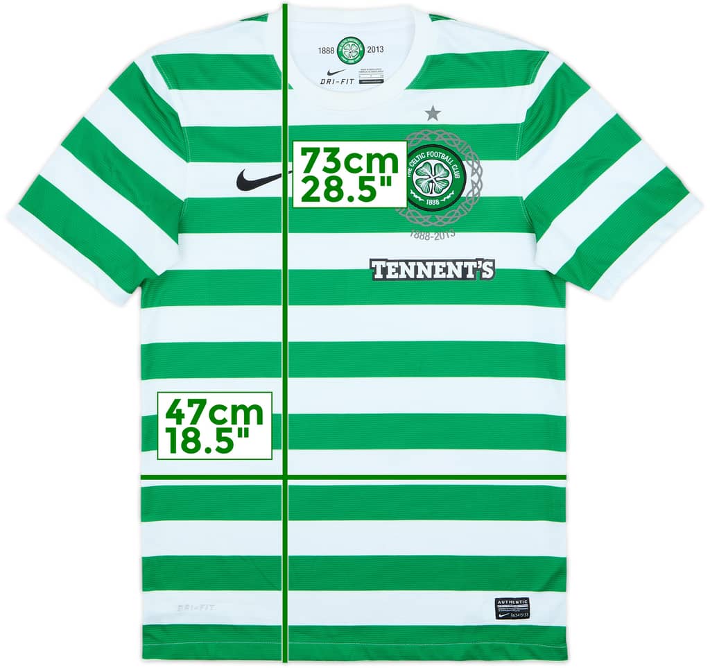 2012-13 Celtic '125th Anniversary' Home Shirt - 8/10 - (S)