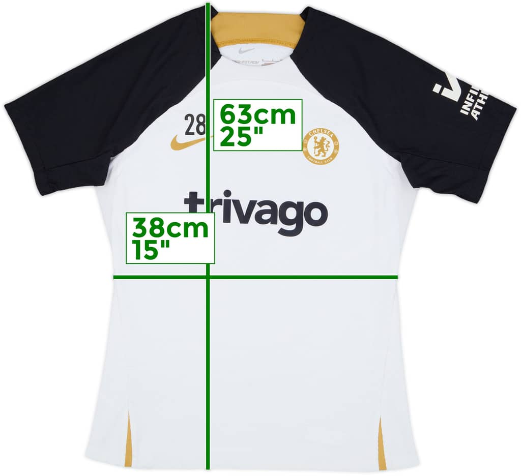 2023-24 Chelsea Women's Player Issue Nike Training Shirt #28 - 10/10 - (Women's S)