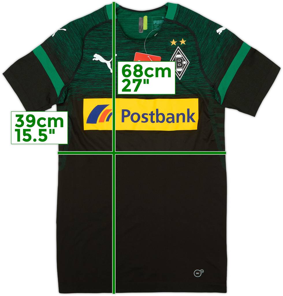 Camiseta EvoKnit de visitante versión jugador del Borussia Monchengladbach 2018-19 (S)