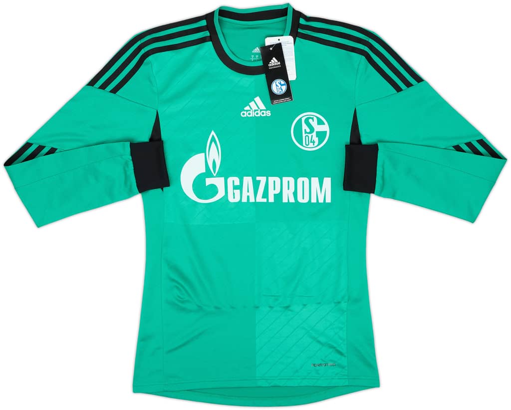 Camiseta de la tercera equipación de manga larga versión jugador del Schalke 2013-15 (S/M)