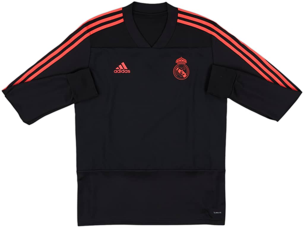 2018-19 Real Madrid adidas Drill Top - 8/10 - (M)