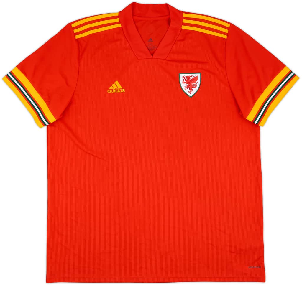 2020-21 Wales Home Shirt - 9/10 - (XXL)