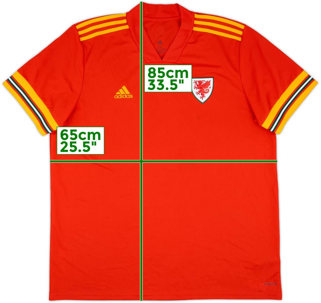 2020-21 Wales Home Shirt - 9/10 - (XXL)