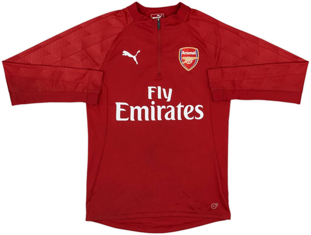2017-18 Arsenal Puma 1/4 Zip Drill Top - 7/10 - (S)