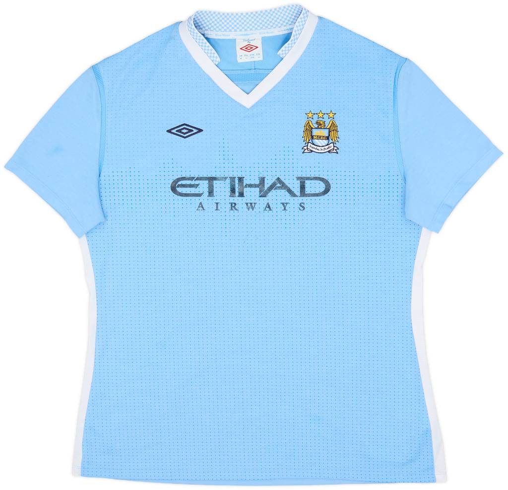 2011-12 Manchester City Home Shirt - 7/10 - (Women's L)
