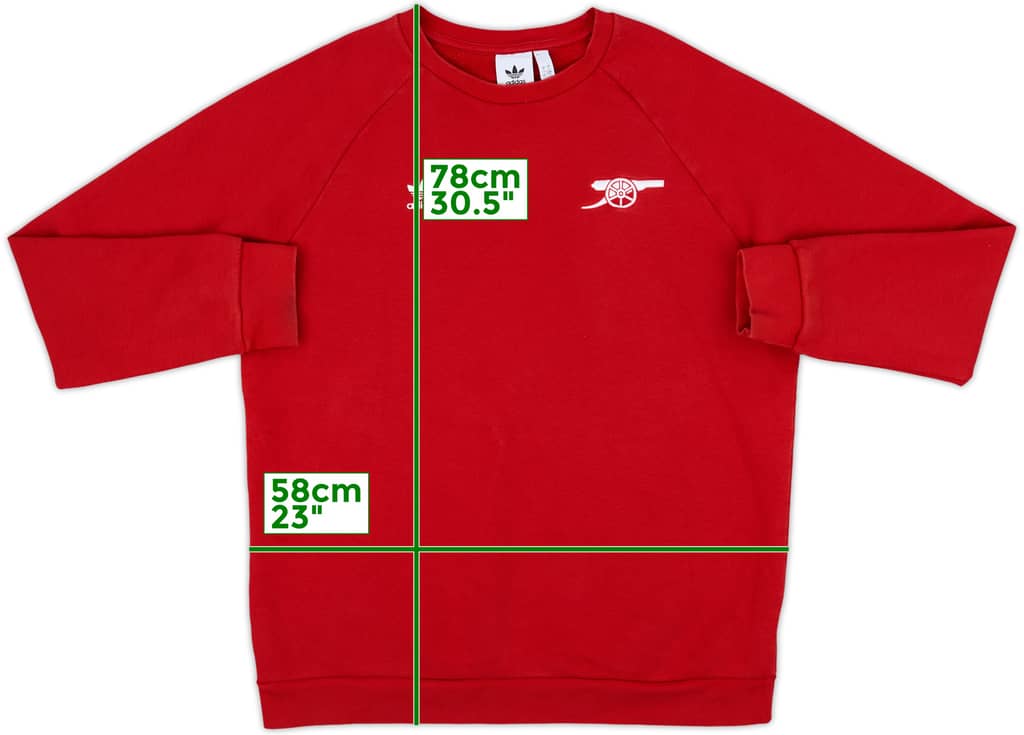 2022-23 Arsenal adidas Originals Sweat Top - 8/10 - (L)