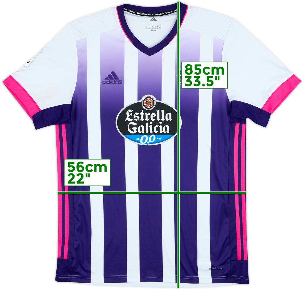 2020-21 Real Valladolid Home Shirt - 9/10 - (L)